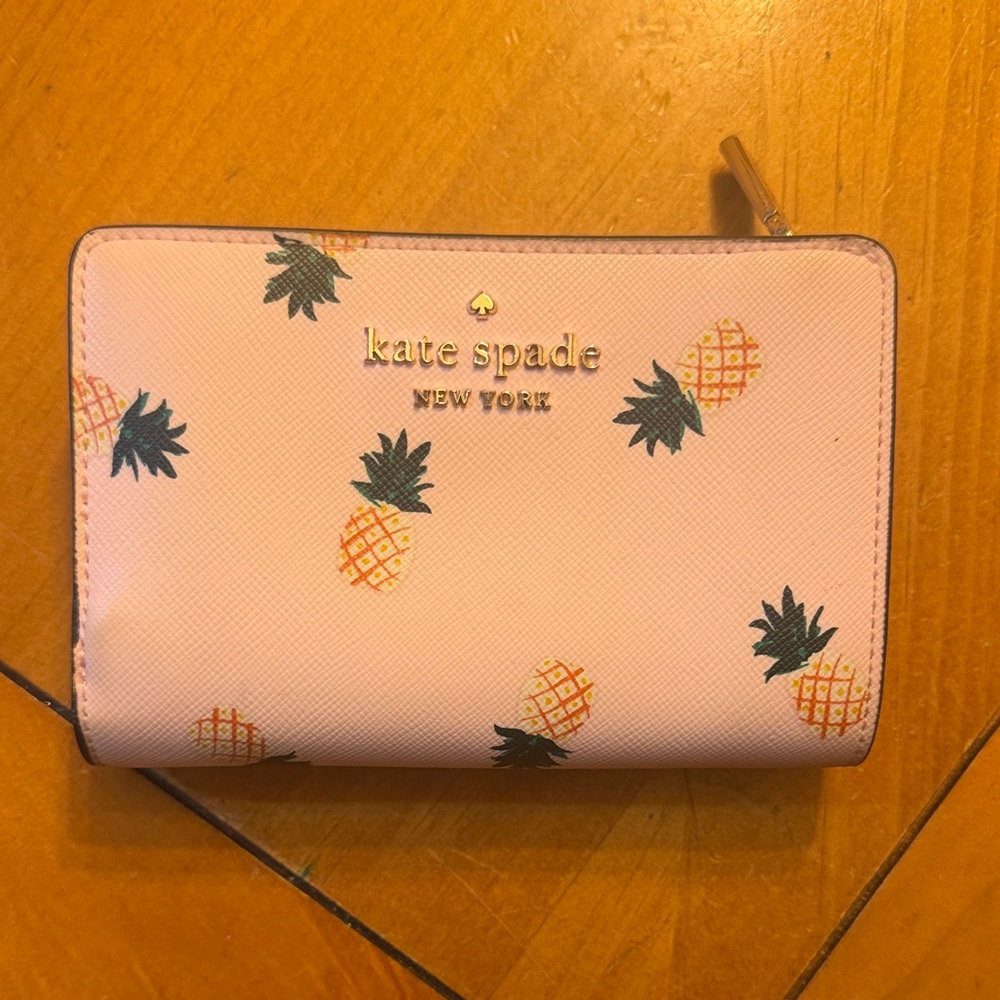 Kate Spade Pink Pineapple Wallet